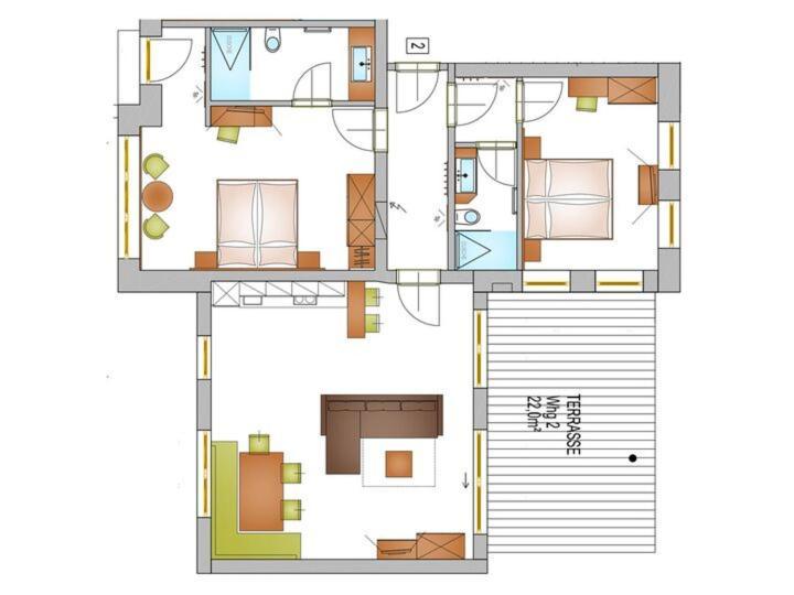 שלאדמינג Appartement Schwab Ski In & Out מראה חיצוני תמונה